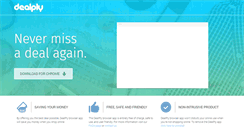 Desktop Screenshot of dealply.com